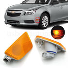 For Chevy Cruze 2011-2015 Front Bumper Reflector Side Marker Light Assembly Pair (For: More than one vehicle)