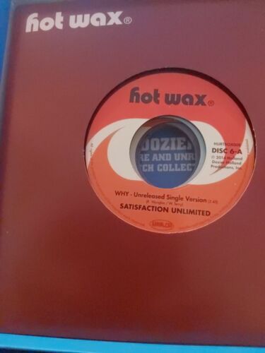 SATISFACTION UNLIMITED - WHY Unreleased Version Hot Wax MINT DOUBLE SIDER  45