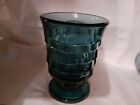 Whitehall Indiana Glass Riviera Cubist Footed Tumbler 3 3/4