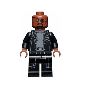 NEW LEGO | Marvel Superheroes Minifig - Nick Fury Black Trench Coat 76130 (2019)