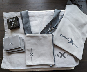 Exclusive Pack: Celebrity Cruises Card Holder x3, Tote Bag, Small Pouch, Soap