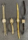 Bulova, Benrus, Benrus, Wittnauer Women's Watches Lot of 4 Vintage