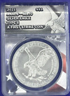 2021 MS70 American Silver Eagle Type II  $1  FIRST STRIKE COIN ANACS .999 1 Oz