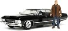 Supernatural 1:24 1967 Chevy Impala Die-cast Car w/ Dean Winchester Die-cast...