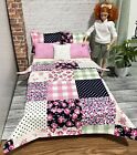 Barbie Doll Size Bed Pillows, Blanket - Bedroom Dollhouses Diorama Fashion