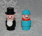 Set of 2 Vintage 1970s Fisher Price Little People Play Family Circus Train