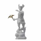 Hermes Mercury God Zeus Son Roman Statue Alabaster 6.69