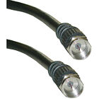 6ft F-Pin/RG59 Coaxial Cable, 6 ft, Black    10X2-01106