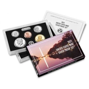 2021 United States Mint Silver Proof Set 7 Coin Set w/ COA