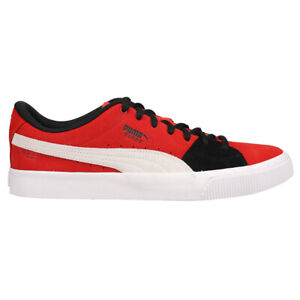 Puma Suede Skate Nitro Lace Up  Mens Red Sneakers Casual Shoes 38608204