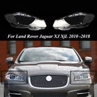 Pair Transparent Lampshade Headlight Lens Housing Fit For Jaguar XJ XJL 10-18 (For: 2016 Jaguar XJ)