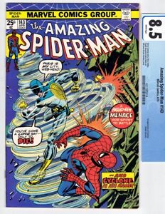 AMAZING SPIDER-MAN #143 8.5 CGC BREAKOUT 1975 WHITE PAGES