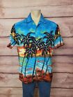 Kennington Men Hawaiian Shirt Button Up Short Sleeve Size M