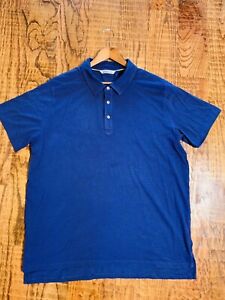 TASC Men's Short Sleeve POLO performance T-shirt Top sz XXL Navy Blue