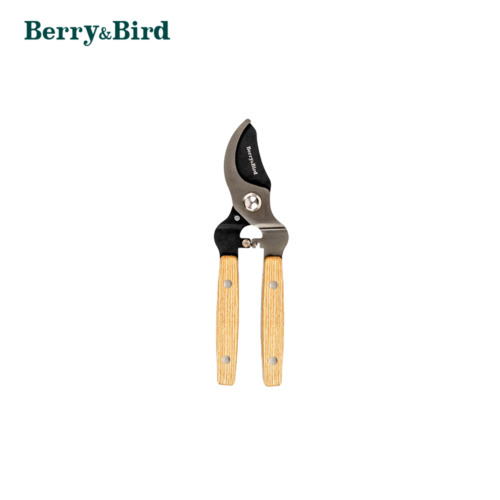 Berry&Bird Garden SK-5 Steel Pruning Shears Professional Wooden Handle Pruners