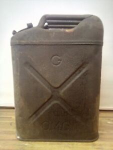 WW2 ORIGINAL WARTIME AMERICAN GAS CAN 1943 USA/QMC CANISTER / JERRYCAN 1943 WWII