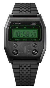 Casio Vintage Digital Stainless Steel Casual Quartz Unisex Watch A1100B-1