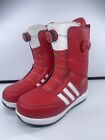 Adidas Response ADV Double BOA Snowboard Boots Scartlet Red Mens Size 9.5