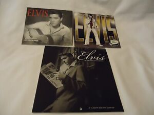 Collectible Elvis Mini Calendars - Lot of 3