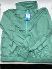 Columbia Women's Windbreaker Rain Jacket Coat Green Electric Turquoise Medium
