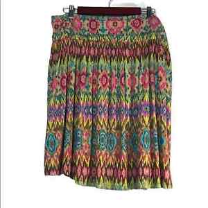 Lane Bryant Multicolor Aztec Skirt 14/16