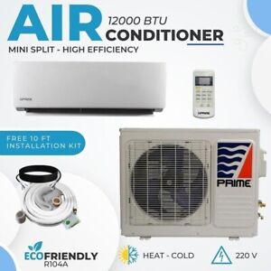12000 BTU Air Conditioner Mini Split  AC Ductless HEAT PUMP 220V