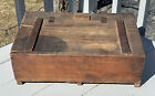 Antique Shipping Crate Box w/ Lid Maryland Biscuit Co Derr Express Shenandoah PA
