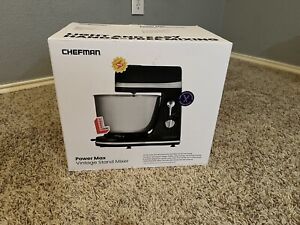 New ListingChefman Ultra Power 6-Spd Stand Mixer w/ 3.7 Qt. Stainless Steel Mixing Bowl New