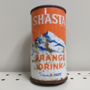 Shasta Orange Drink Flat Top