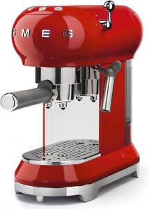 Smeg Espresso Coffee Machine EFC01, Red