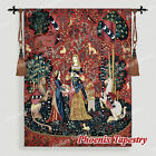 (MEDIUM) SMELL The Lady & Unicorn Medieval Tapestry Wall Hanging Jacquard Weave