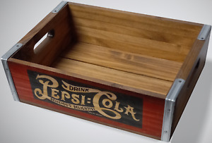 Vintage Style Pepsi Crate / Wooden Pepsi Tray #7002