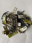 Lot Of Vintage Bead Gallery Glass Beads Black Onyx Silver 20 Sets New
