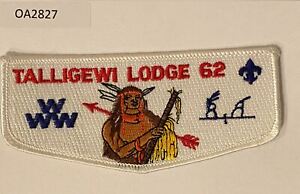 Boy Scout OA 62 Talligewi Lodge First Flap S1