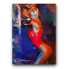 Victoria Silvstedt #22 Art Card Limited 11/50 Vela Signed (Celebrities Women)