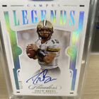 DREW BREES-2021 Flawless Campus Legends Silver AUTO 07/25 🔥🔥🔥