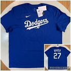 Nike MLB Los Angeles Dodgers Trevor Bauer #27 Men’s Size 2XL SS T Shirt NEW XXL