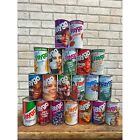 Vintage Faygo Soda Cans Pull Tab Straight Steel Flat Top Lot (20) Diet Grape Col