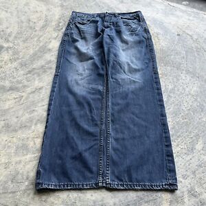 Y2K ROCAWEAR Baggy Dark Wash Denim Jeans 10” Opening - 36 X 34