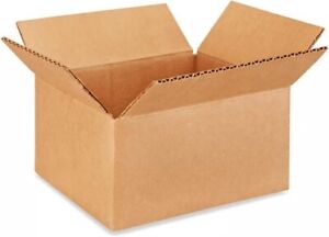 100 6x4x2 Cardboard Paper Boxes Mailing Packing Shipping Box Corrugated Carton
