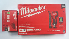 Milwaukee M12 Cable Stapler TOOL-ONLY 2448-20 w/ Bonus Staples MNM1-600 NEW