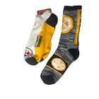 New Listing2 Pairs Pittsburgh Steelers Socks Crew No Show New