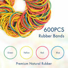 600PCS Elastic Sturdy Rubber Bands Multicolor