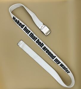 Say Anything Is A Real Boy Belt “Naked But That Belt Around My Waist” Band Merch