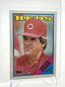 1988 Topps Pete Rose Baseball Card #475 Mint FREE SHIPPING