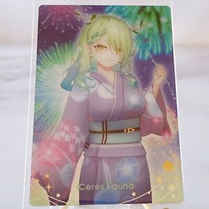 New ListingHololive /Wafer 3 /Ceres Fauna /No. 48 /Metallic Wafer card /Unopened