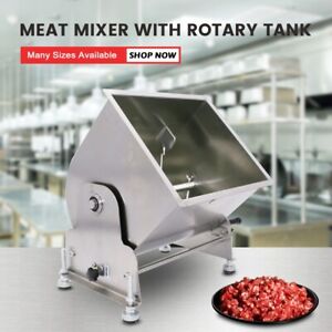 Hakka 15Lbs/7.5L Tilt Tank Meat Mixers Countertop Manual Butcher Mixing Machine