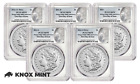 2021 Morgan Dollar 100th Anniversary 5 Coin Set PCGS MS70 First Day of Issue