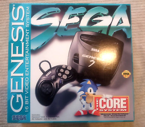 Sega Genesis 3 Complete In Box Console 16BIT The Core System Collectors Grade