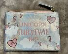 Too Faced Unicorn Survival Kit Makeup Bag Small, Zip Closure - NEW